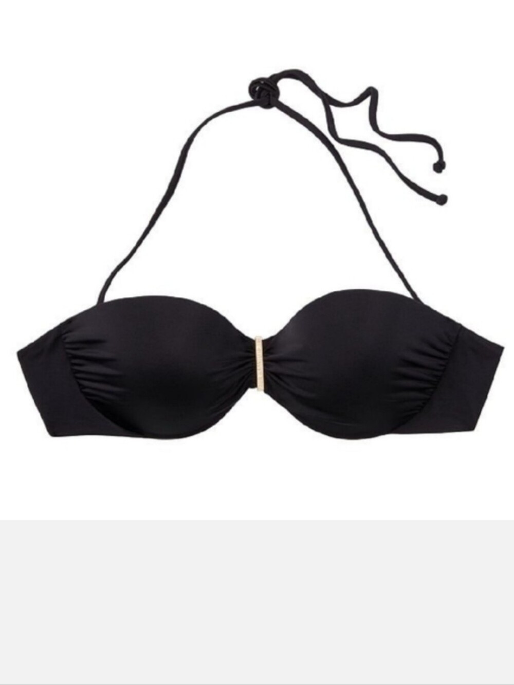 Victoria's secret sexy ventanas bandeau push up swim bikini top 36D